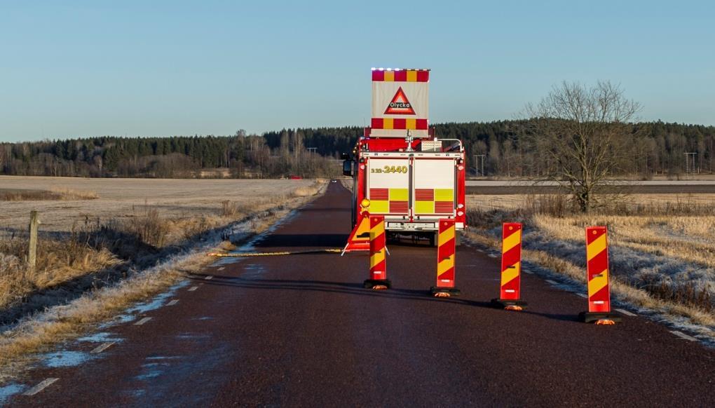 Markeringsskärm för sidohinder, farthinder med mera (X3). Vi kan också använda X 3 i syfte att väg visa trafiken exempelvis om vi släpper på den.