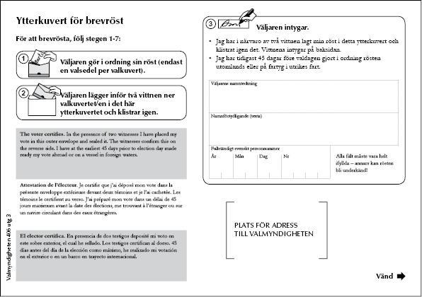 48 Utformning av ytterkuvert för