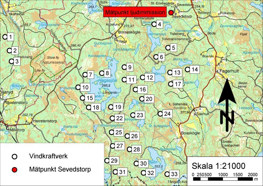 RAPPORT D 2014-02-10 sid 11 (15) Mätningarna har utförts kvälls- och nattetid, dels för att bakgrundsnivån ofta är lägre då och dels för att rapporter om störningar har förekommit vid dessa