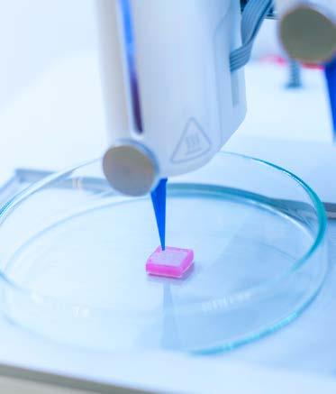 Case Organ direkt ur skrivaren I Cellinks 3D-bioprinter kan till exempel en konstgjord cancertumör, identisk med patientens egen, skrivas ut och användas för att prova olika behandlingsmetoder