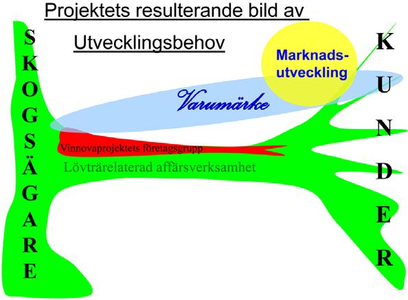 Bild 1. Lövträbranschens utvecklingsbehov.