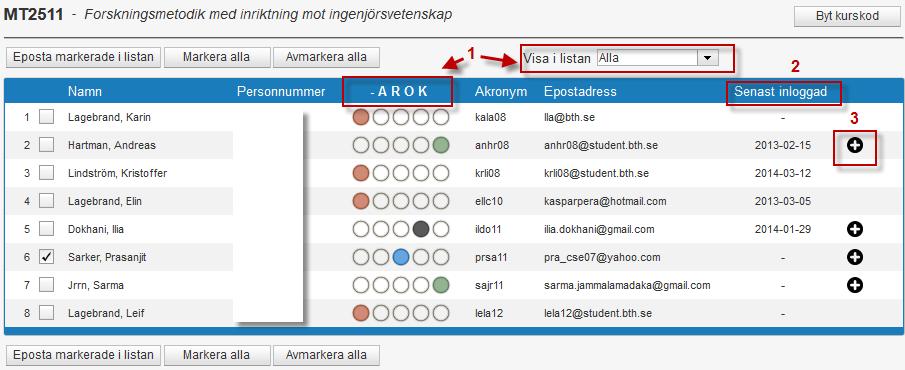 5. En pop-up visas där du får bekräfta ditt val. E-post skickas till dig med uppgift om vilka studenter du avregistrerat.