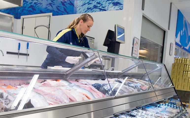 TectoServe DC1 Emilie representerar ett unikt koncept som kombinerar en betjäningsdisk och en självbetjäningsdisk i en och samma disk. Disken består av två plan.