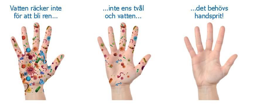 Handhygienens dag 4/5 rena händer räddar liv Detta uppmärksammas internationellt den 5/5, www.cleanhandssavelives.org Kom och träffa oss från Smittskydd och vårdhygien fredagen den 4/5.