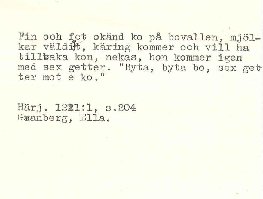 Sägner Excerpter