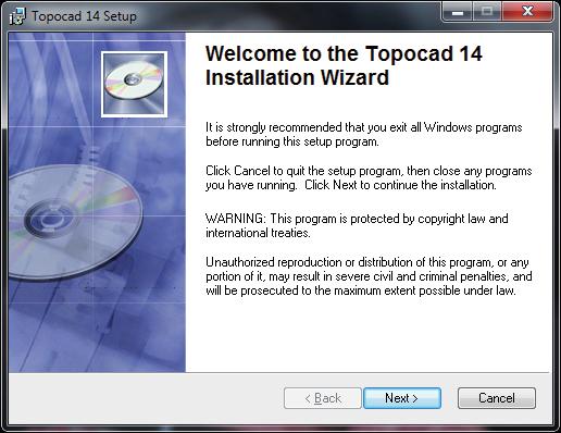 Installation av Topocad Hämta programmet Topocad 14.X kan hämtas från adtollo.