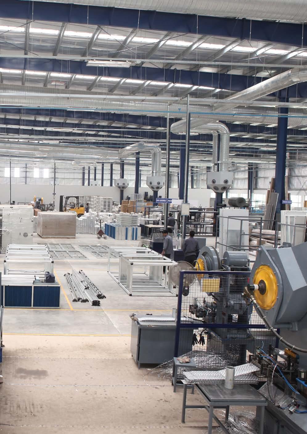 xxxxx case Interiör från vår nya moderna produktionsanläggning i Greater Noida, New Dehli. kraftigt.