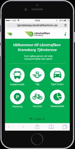 A. Egen administration av resor Resenärer