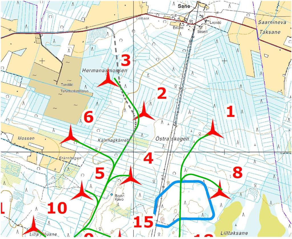 VindIn Ab/Oy Pörtom vindkraftpark 51 8.11.2 Viktiga områden för fågelbeståndet I Närpes finns flera nationellt viktiga fågelområden (FINIBA, Finnish Important Bird Area).