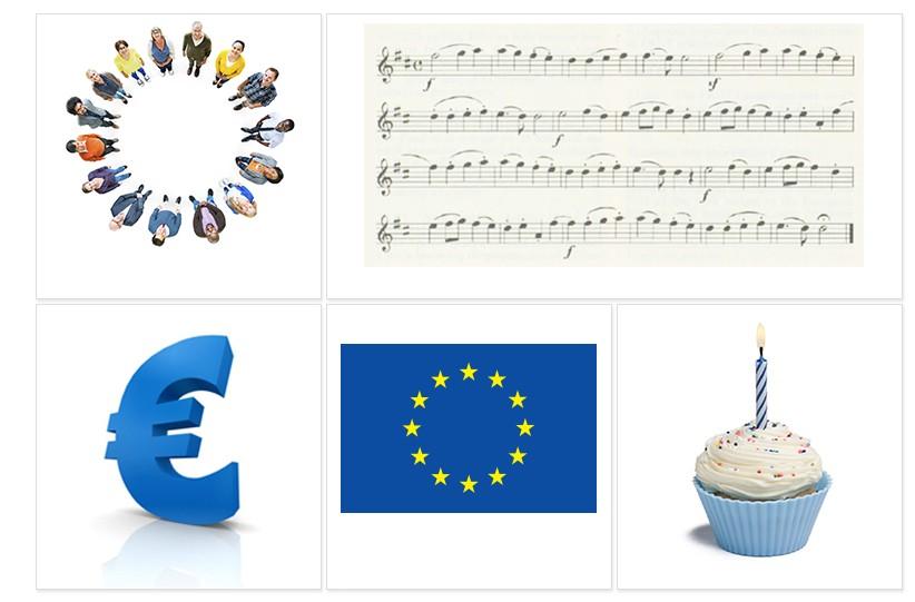 EU:s symboler EU:s motto: förenade i mångfalden