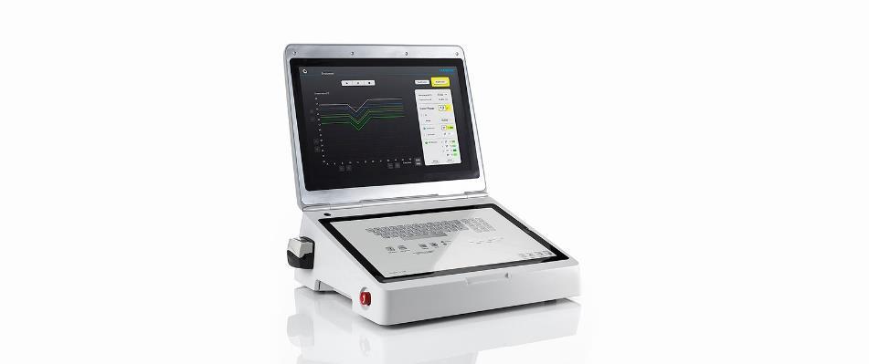 TRANBERG Thermal Therapy System Källa: Behandling med imilt Vid behandling med imilt penetreras cancertumören med tidigare nämnda laserfiber.