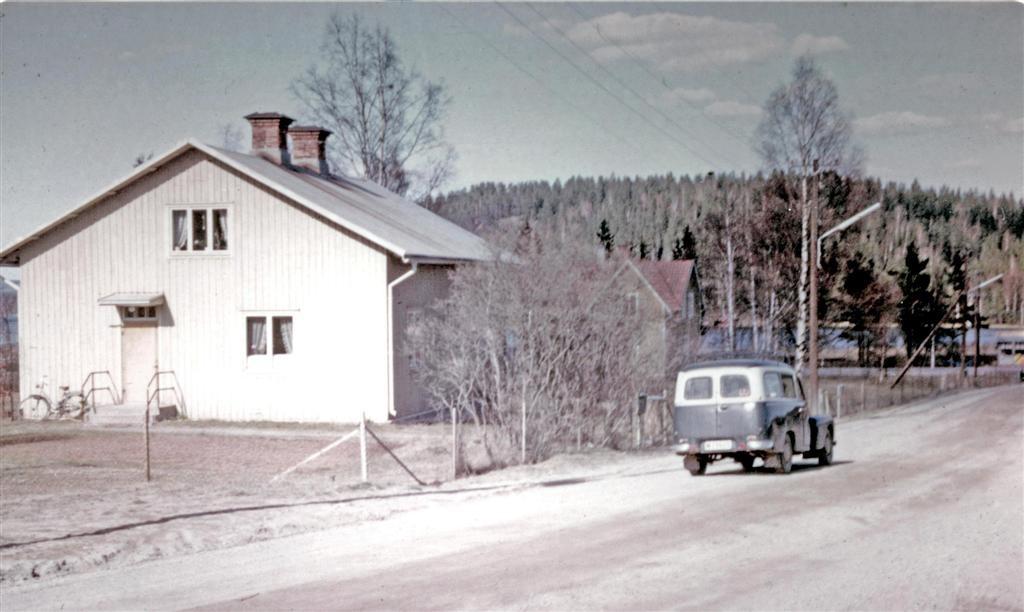 Familjen Lundmans bostad vid Olsjövägen, numera rivet.