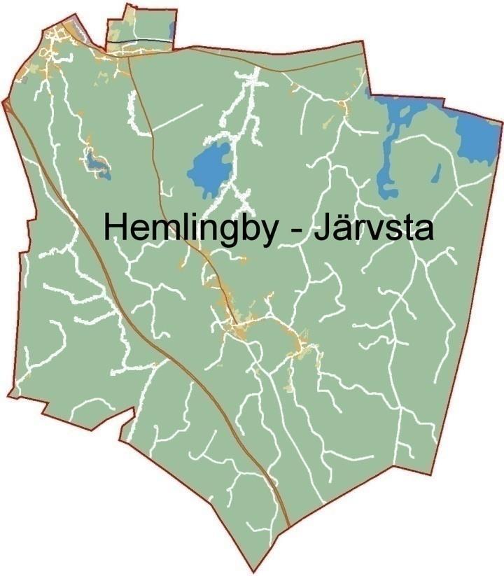 Fakta om Uppdaterad 2018-05-25 Hemlingby - Järvsta Karta Allmänt om området Området är beläget ca 3 km från Gävle centrum och består främst av de gamla jordbruksbyarna Hemlingby och Järvsta samt