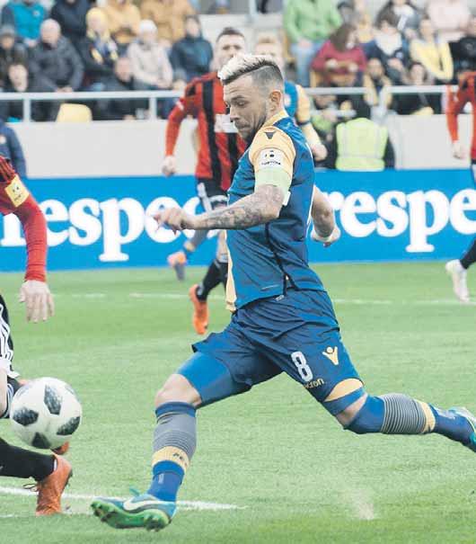 FOTO ŠPORT/MILAN ILLÍK V dosiaľ poslednom vzájomnom zápase skóroval aj Erik Jirka.