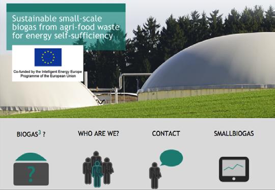 6. Användbar information Webbplaten för BIOGAS 3, www.biogas3.