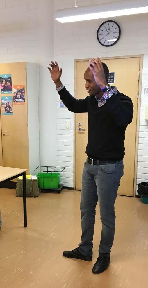 Föreläsare och muntligt berättande Entreprenör Ahmed Hassans föreläsning Svenskan & jag är ett nytt inslag i programutbudet.