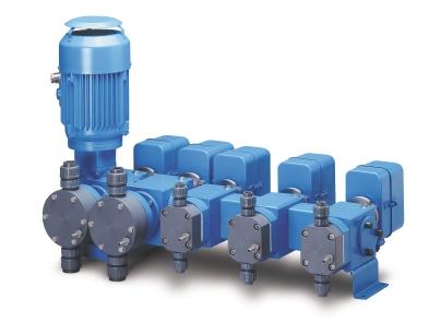 LEWA ecodos: Hög precision och flexibilitet Exakt slaglängdsjustering: elektrisk eller manuell Slaglängden är självlåsande och indikerar exakt den inställda slaglängden.