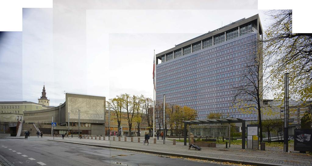 Arkitektur / reportage KRITIK #36 Förstörelsen Pär Eliaeson Regeringskvarteret i Oslo är sex år efter terrorattentatet 22:a juli 2011 en plats starkt präglad av de bråkdelar av en sekund som