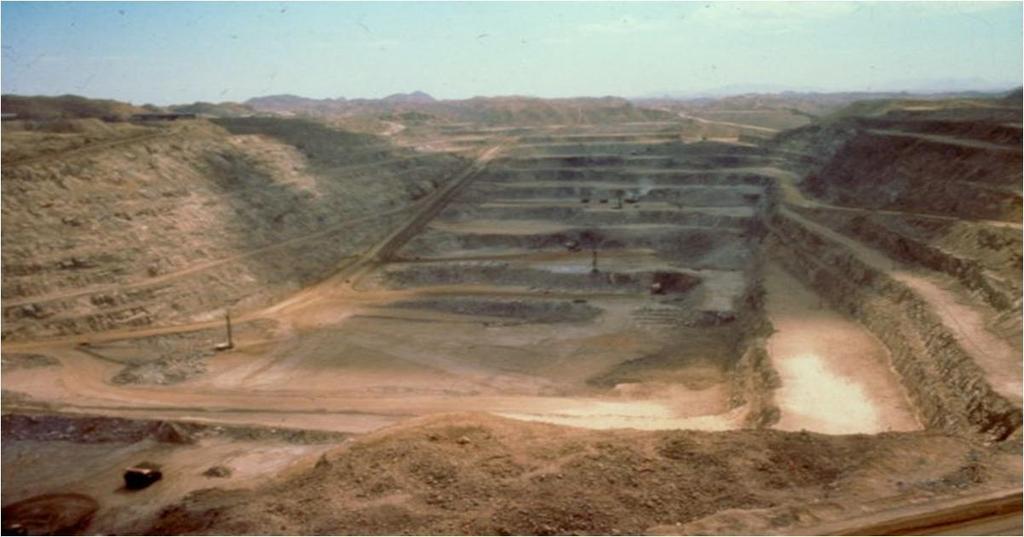 Dagbrott i Rössing, Namibia (världens tredje