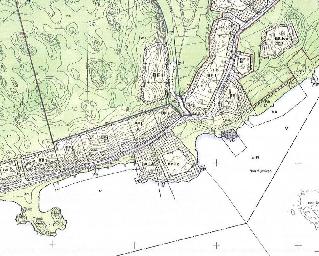 3 (7) bostadsändamål. Endast fristående hus i en våning och med tillåten byggnadsyta för huvudbyggnad på 80 kvm och komplementbyggnad på 60 kvm medges.