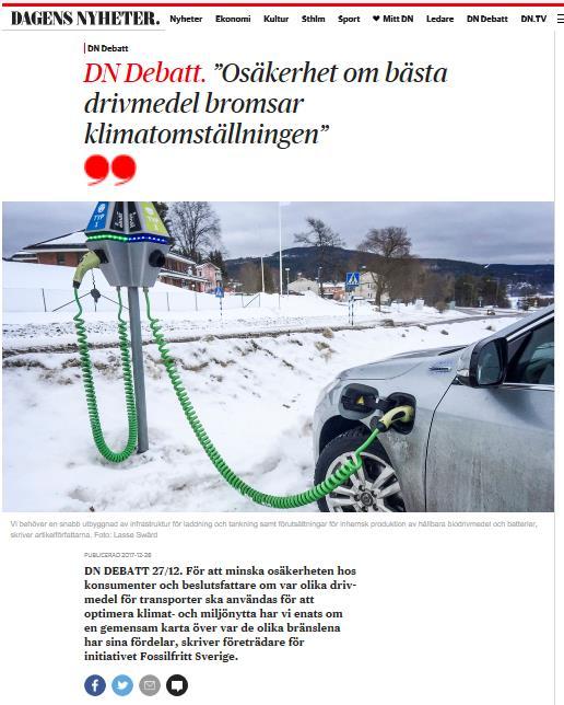 Trots våra olika intressen tror vi att alla är vinnare om vi gemensamt kan visa hur olika drivmedel samverkar på bästa sätt.