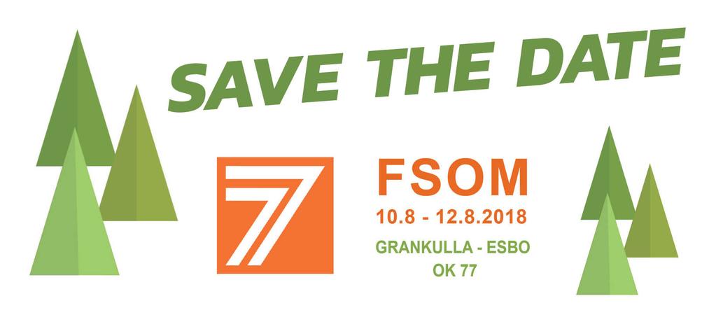 FSOM 10-12.8.2018 FSOM 2018 arrangeras 10-12.8.2018 i Grankulla och Esbo.