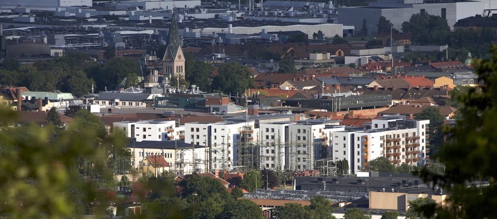 BLANDAD BEBYGGELSE Under de senaste sju årens bostadsbyggnation kan vi konstatera att nästan hälften av det nybyggda beståndet har bestått av hyresrätter, medan en tredjedel har bestått av