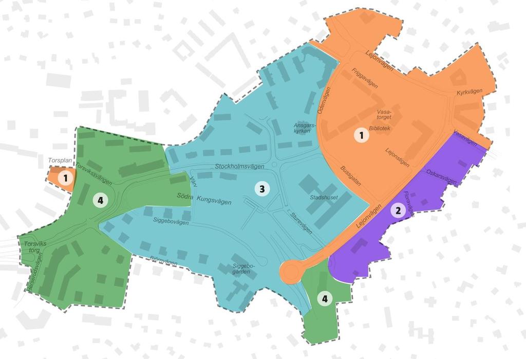 Genomförande Fyra utbyggnadsetapper 1. Lidingö centrum, kv Holmia, kv Torselden 8. Ca 400 nya bostäder 2. Lejonvägen.