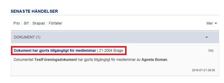 STARTSIDAN NYHETER Här kan du läsa nyheter som din HSB förening publicerat. För att läsa nyheten, klicka på rubriken t.ex. Ny nyhet.