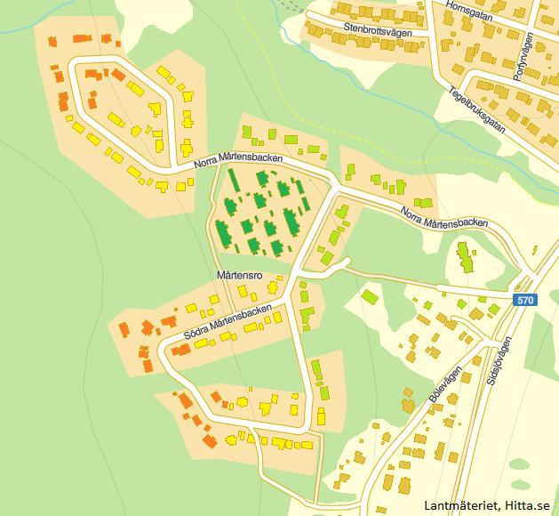 5 Resultat figur 11: Acceptansgräns utslaget per anslutning, egen färgläggning. Färgernas betydelse i kw, figur 11: Orange 5, gul 6-10, grön 11-20, mörkgrön 21+.