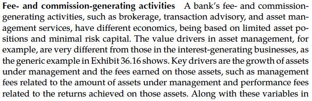 Enligt ett ledande verk på området är AUM the key-driver för värdet på en asset management-verksamhet Utdrag ur Valuation Measuring and