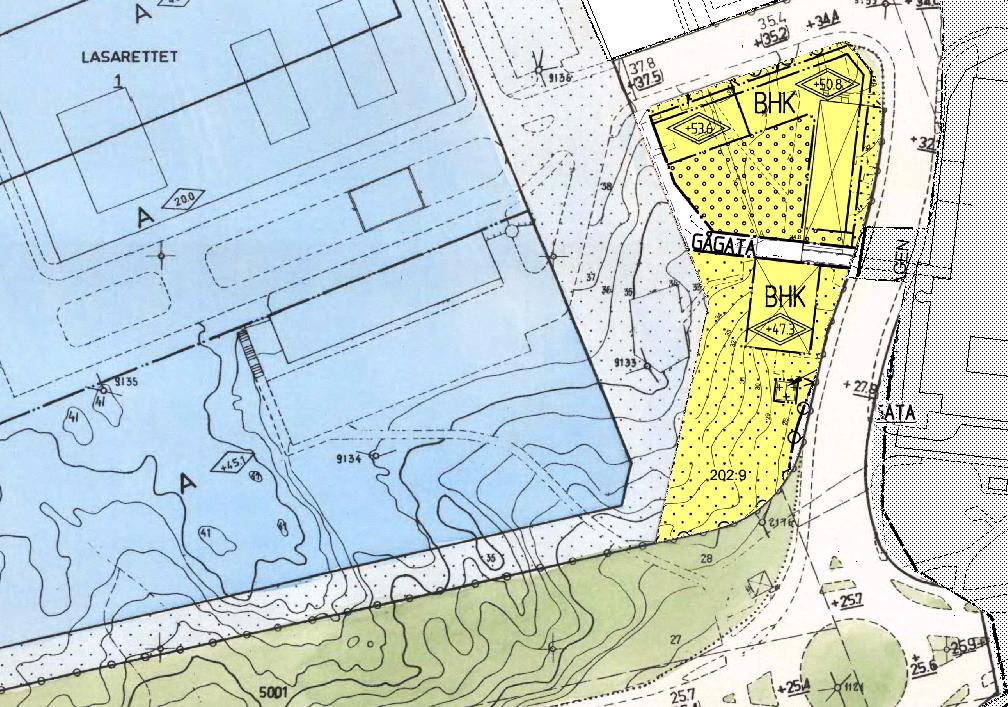 Ektorp centrum är ett av fem lokala centrum som pekas ut i översiktsplanen. Som huvudsaklig markanvändning anges medeltät stadsbebyggelse.