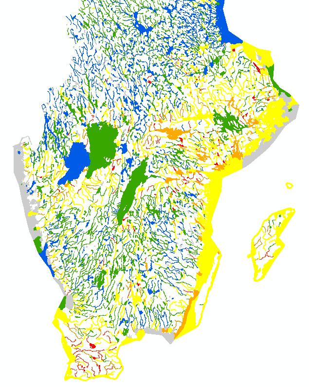 6.2.1 Miljökvalitetsmålet Ingen övergödning Havs- och vattenmyndigheten har ansvaret för tre miljökvalitetsmål varav ett är Ingen övergödning.