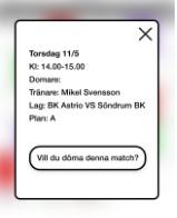 behov av en domare.