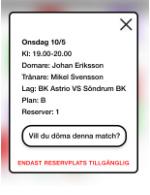 6.3.2 Boka reservplats 6.3.3 Boka av Fig. 18 Fig. 19 Fig.