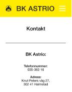6.4 Meny 6.4.2 Mina uppgifter I fig. 25 ser vi hur användaren kan titta på en översikt över sina egna matcher, redigera sina uppgifter och hitta kontaktuppgifter till klubben.