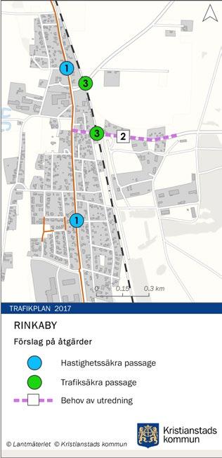 RINKABY Den statliga vägen 118 Åhusvägen är huvudväg genom orten. Den är utpekad som primär länsväg av Trafikverket vilket ställer krav på god framkomlighet för motortrafiken.