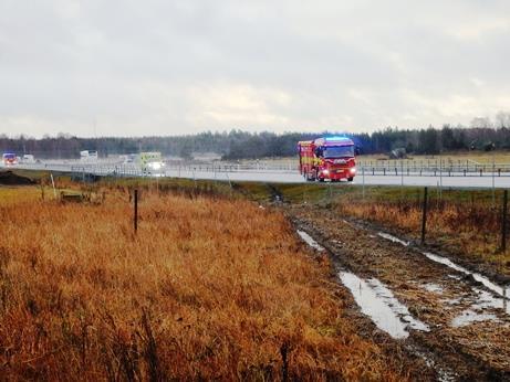 tidigare hade vi kört av vägen strax före