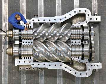 Ånga, gas och energi Turbomaskiner och vakuumsystem Vi levererar såväl ång- och gasturbiner som turbo- och skruvkompressorer för industriella applikationer.