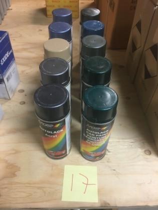 10 st spray billack 0754-017