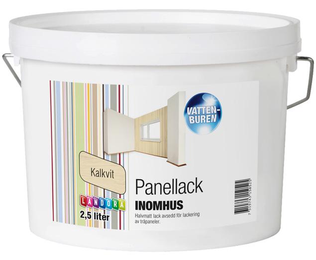 Landora Panellack Landora Panellack är en halvmatt, akrylatlatex-baserad lack avsedd för lackering av träpaneler inomhus. Ytan ger en god beständighet mot vatten, fett och hushållskemikalier.