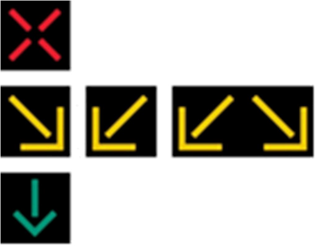 Om signalbilder för gående kombineras med ljudsignaler för vägledning av synskadade motsvarar en ljudsignal med snabb pulsfrekvens grönt ljus och en ljudsignal med långsam pulsfrekvens rött ljus.