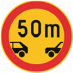 C45 Märket anger att fordon ska stannas för tullkontroll.