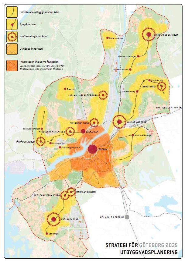 2.6 FRAMTIDA UTVECKLING I OMRÅDET Tolered har redan idag god tillgång till kollektivtrafik och service samt korta restider till centrala staden.