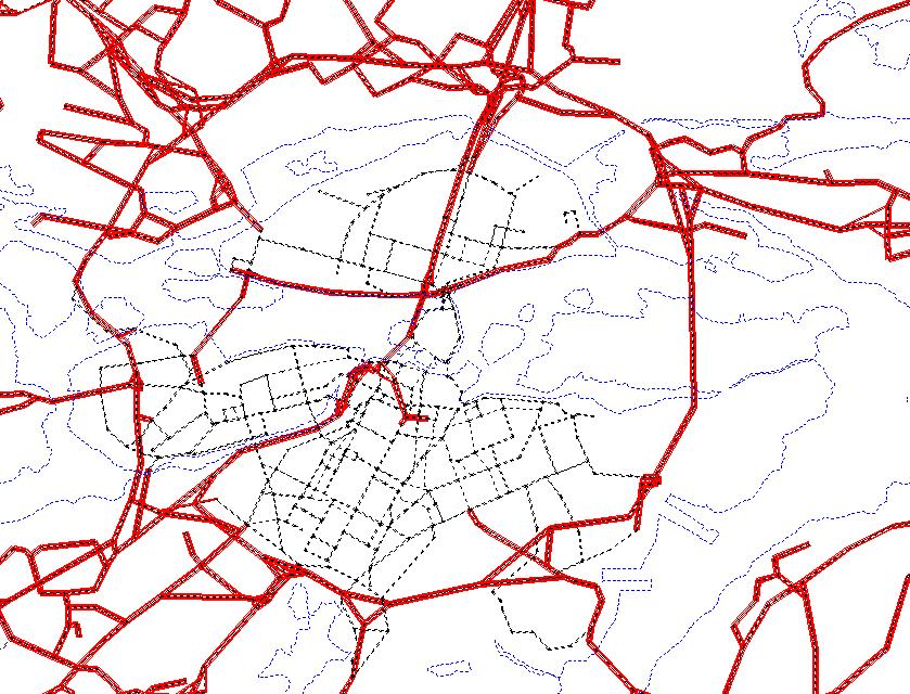 Begränsad bilefterfrågan i innerstaden Följande åtgärder modelleras och jämförs mot ett UA där Österleden tillkommer: 1. Parkeringskostnaderna i Innerstaden ökar med 2 % per år till 2015 2.