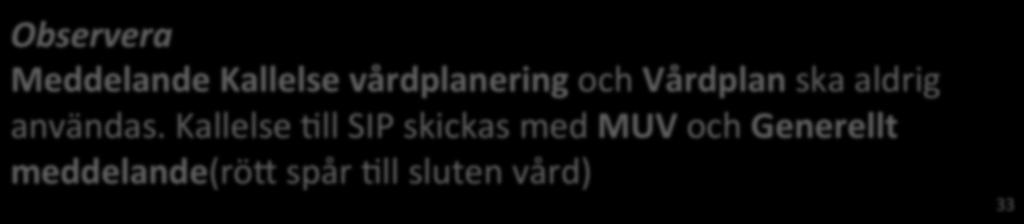 Meddix sammanfaining Utskrivningsklar skickas när personen kan gå hem Utskrivningsmeddelande skickas samma dag som utskrivningsklar.