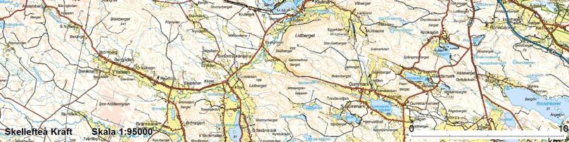 energimarknadsinspektionen.se/ Lokalisering Kraftledningen är belägen i anslutning till Granfors vattenkraftverk i Skellefteå kommun, ca 7 km söder om Boliden och ca 30 km väster om Skellefteå.