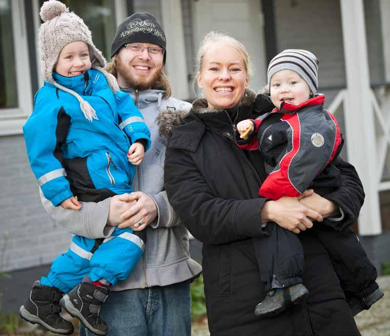 Hållbar inomhuskomfort varje dag Med två små barn och ett aktivt liv fanns det inte tid för krånglande uppvärmning.