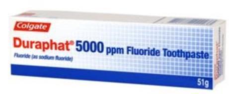 Duraphat tandkräm 5000 ppm fluor Bra effekt om man använder tillräckligt mycket dvs 1 g tandkräm per gång (= 2x 2 cm) Kostnaden och tillgängligheten är
