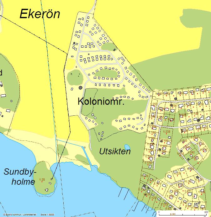 (Nibbla koloniträdgårdsområde) i Ekerö kommun, Stockholms län dnr 2014.8.